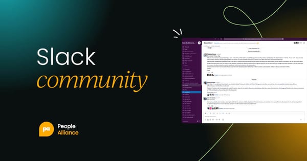 Join the People Alliance Slack community